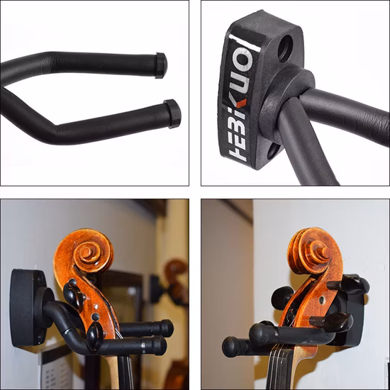 Gancho de plástico para guitarra, accesorios musicales, colgador de pared para guitarra, colgadores de guitarra baratos, suministro directo de fábrica