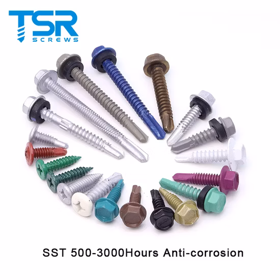 Self Drilling Screw Roofing Fasteners Bimetal Screw
