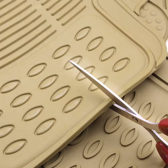 Esteras universales de encargo impermeables durables del piso del coche de la alfombra de la suavidad 4 pedazos